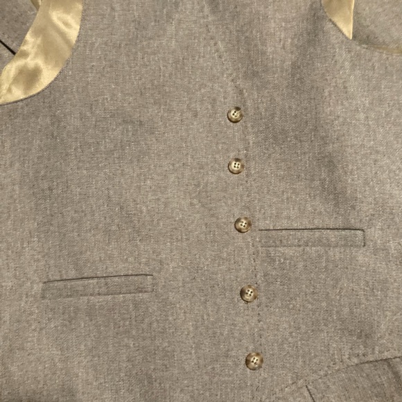 Light Brown Three Piece Suit No Label Very Nice - Picture 4 of 6